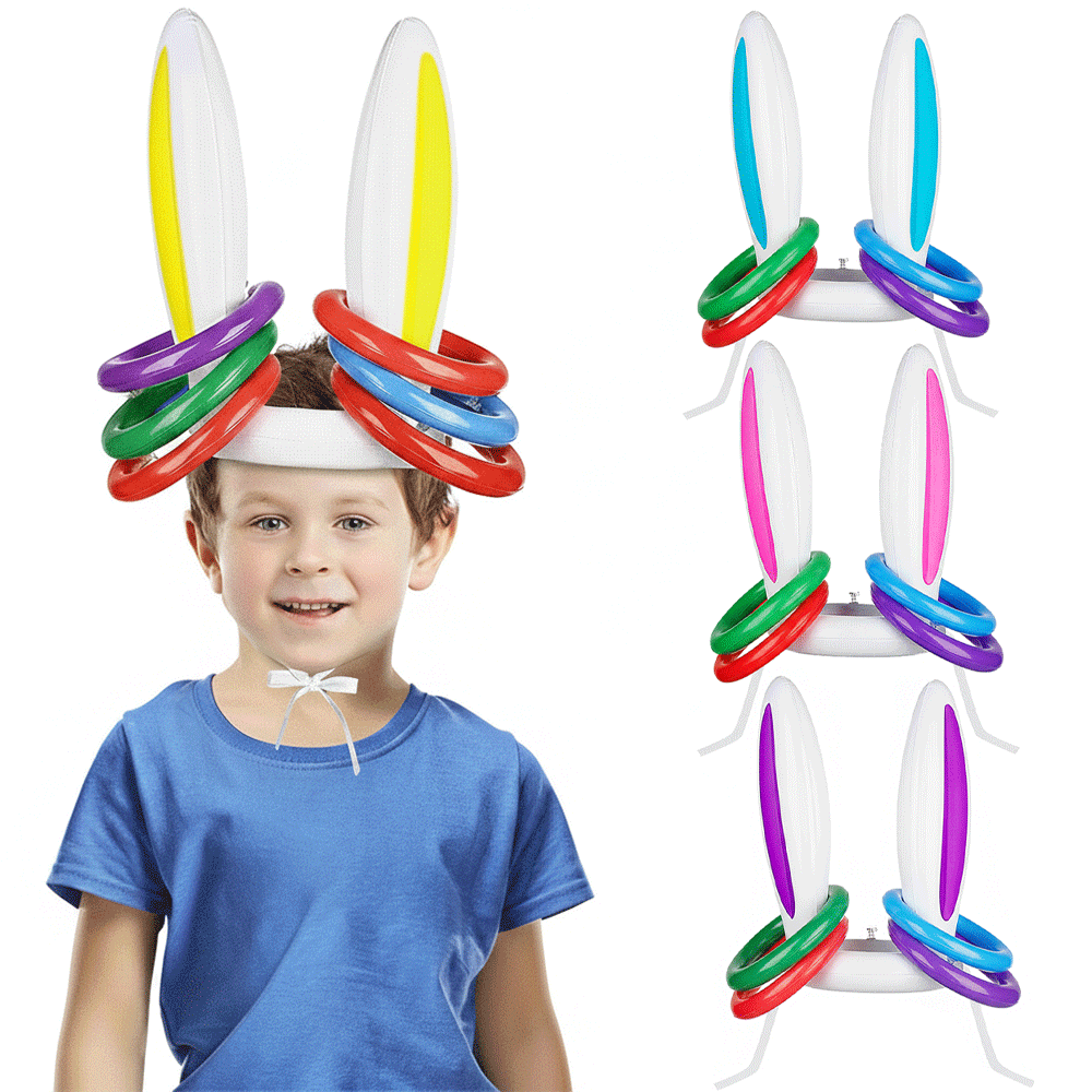 Kids Outdoor Easter Gifts - Set di Giochi Gonfiabili con Orecchie