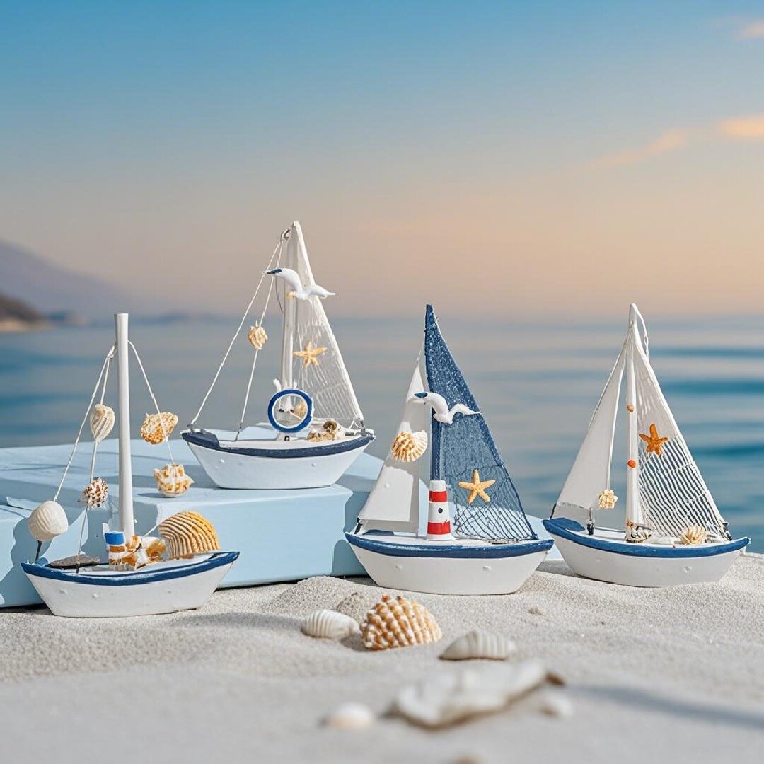 Kids Outdoor Chair - Mini barca a vela in legno