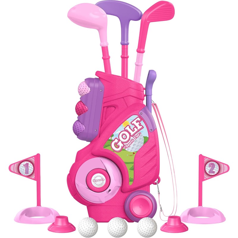 Kids Indoor Outdoor Cart - Set mazze da golf per bambini