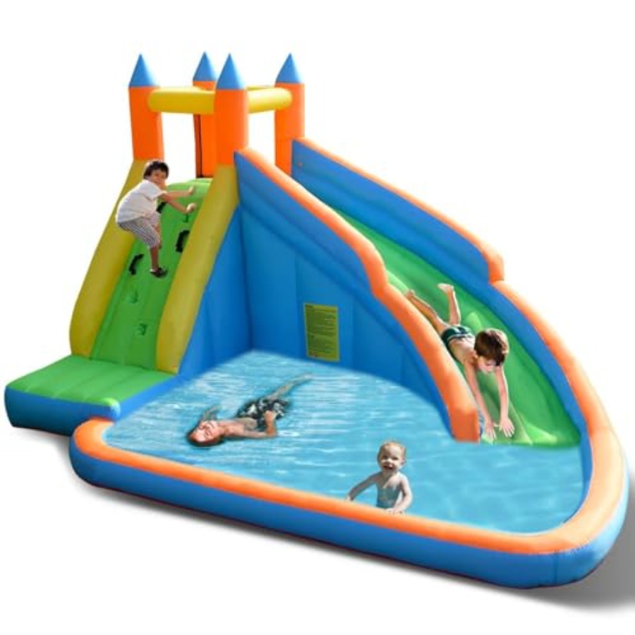 Kids Outdoor Inflatable Water Slide - Scivolo d'acqua gonfiabile da giardino per