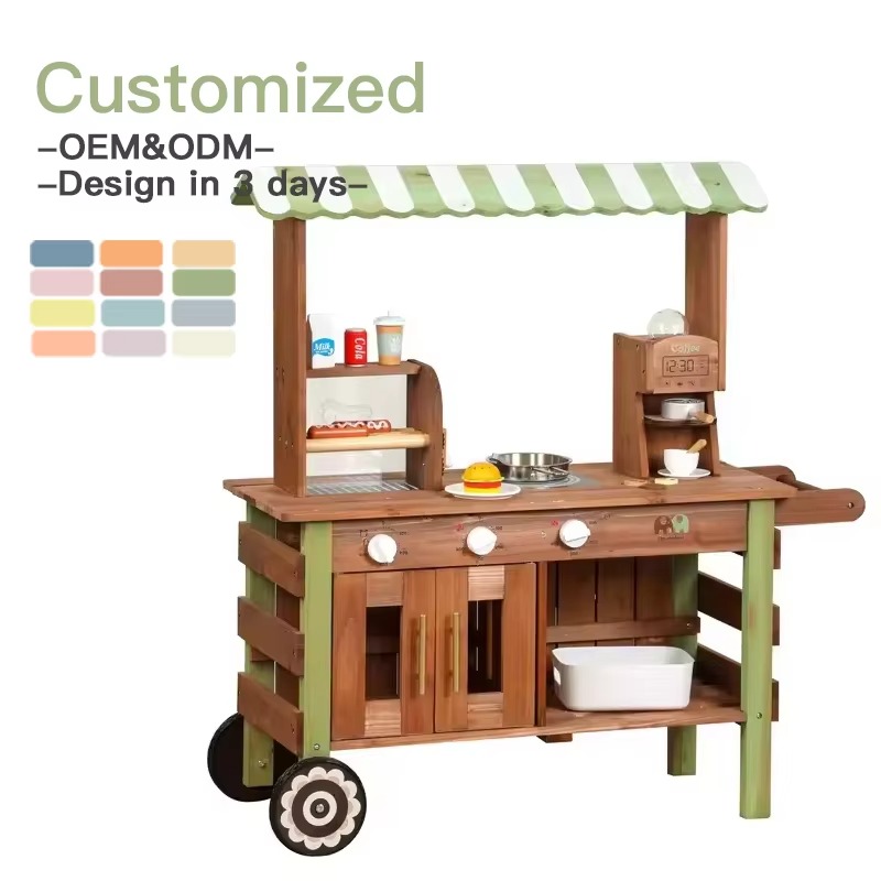 Kids Outdoor Mud Kitchen Accessories - Cucina in Legno da Esterno per