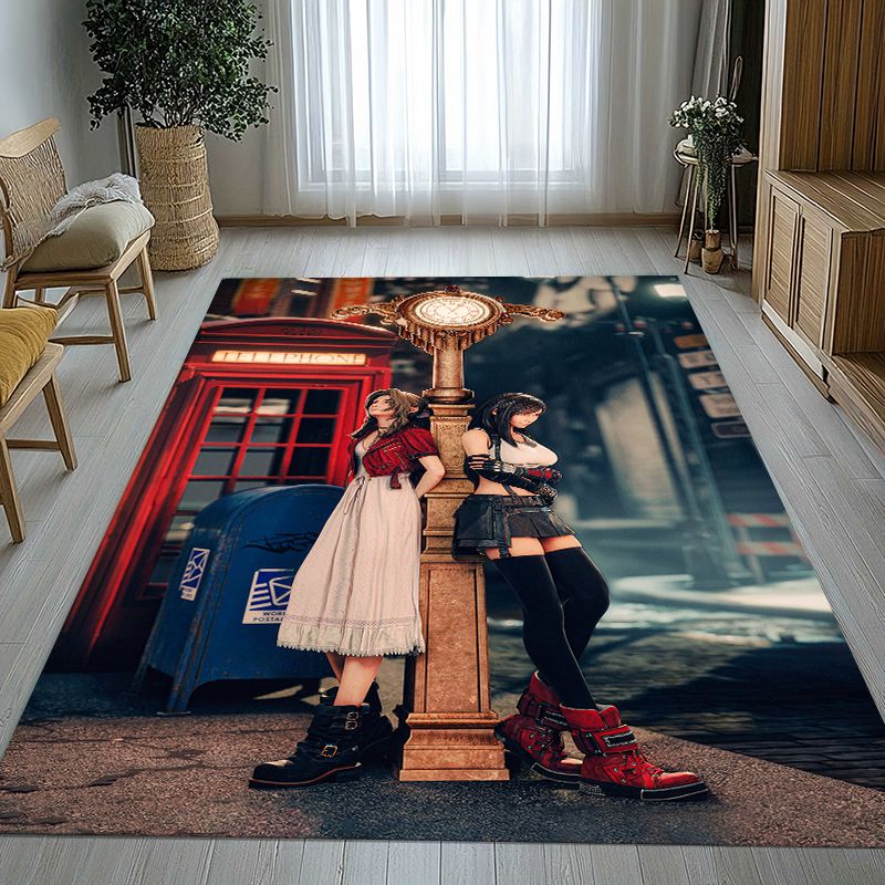 Kids Outdoor Flooring - Tappeto antiscivolo per soggiorno con cartoni