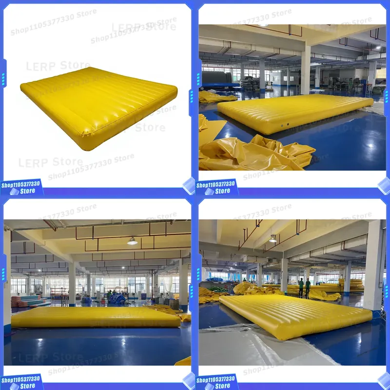 Kids Outdoor Air Quality - Materassino Gonfiabile Portatile per Ginnastica e
