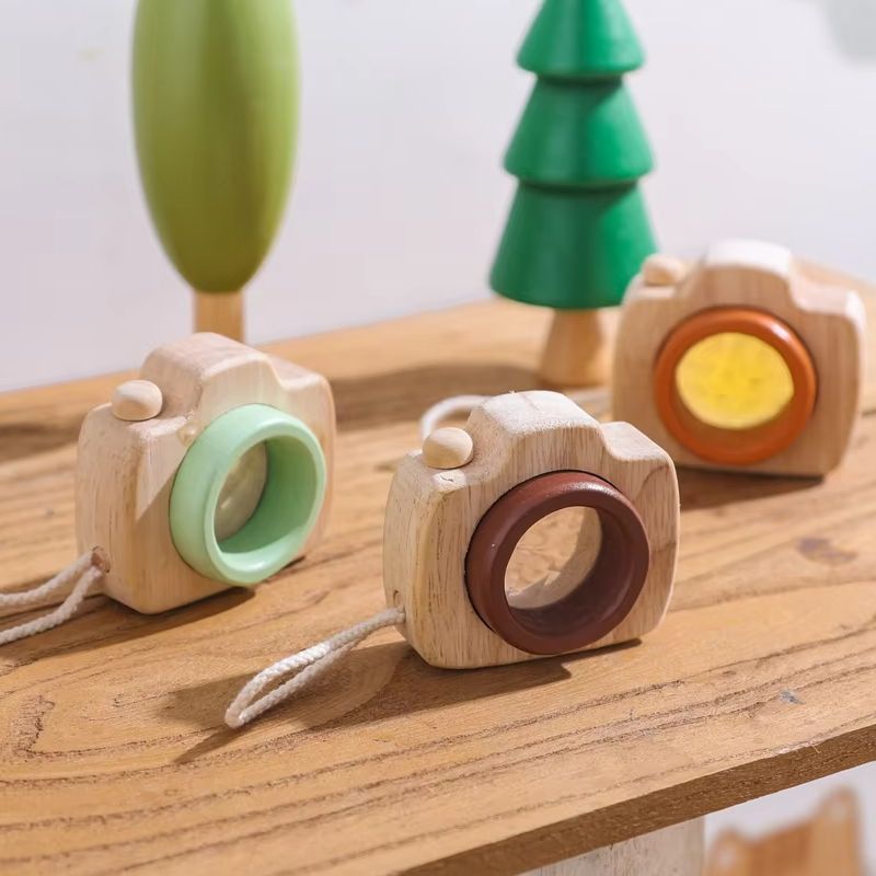 Kids Outdoor Adventure - Lente d'Ingrandimento in Legno a Forma
