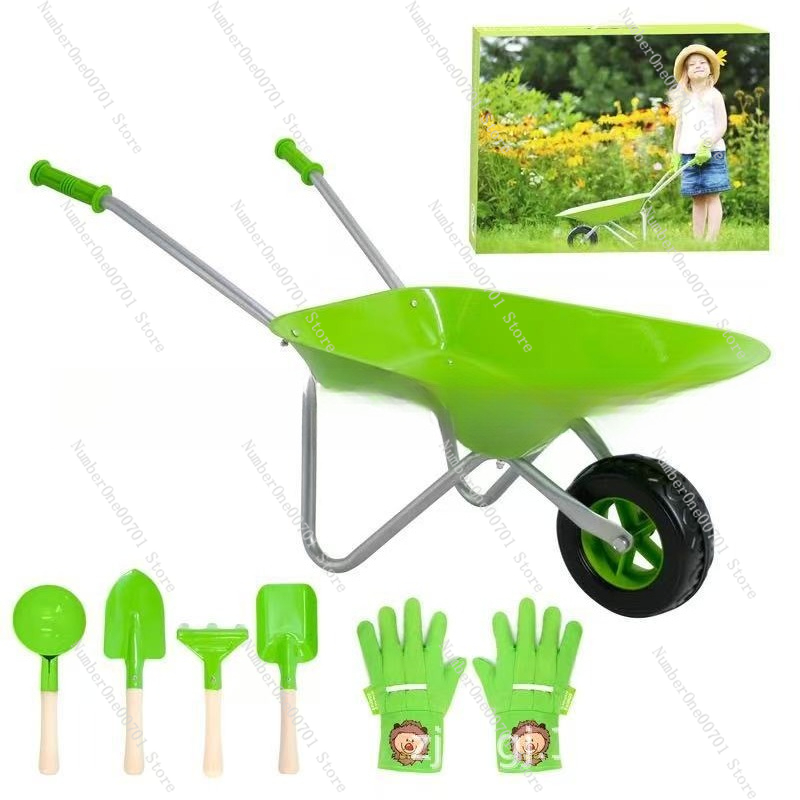 Kids Outdoor Activity Toys - Carriola per Bambini da Esterno, Set