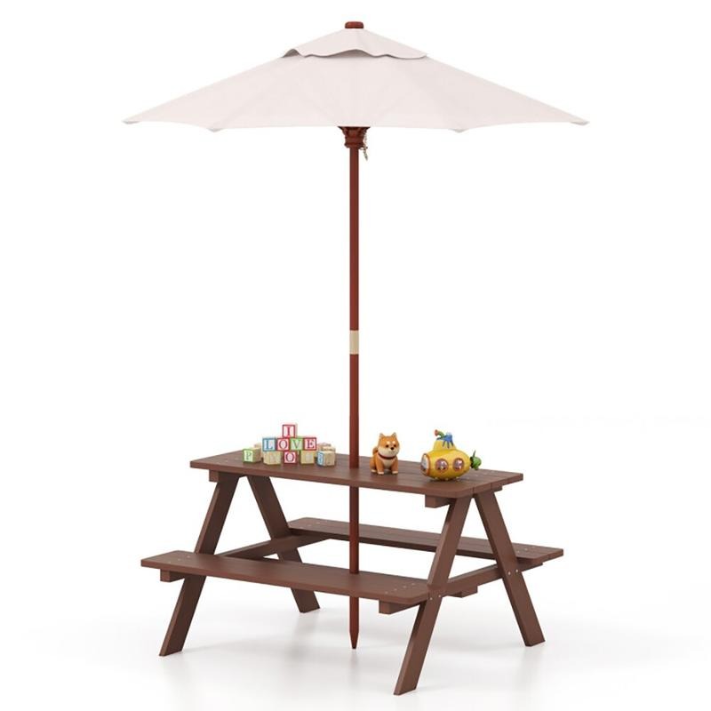 Kids Outdoor Picnic Table - Set da Picnic per Bambini con