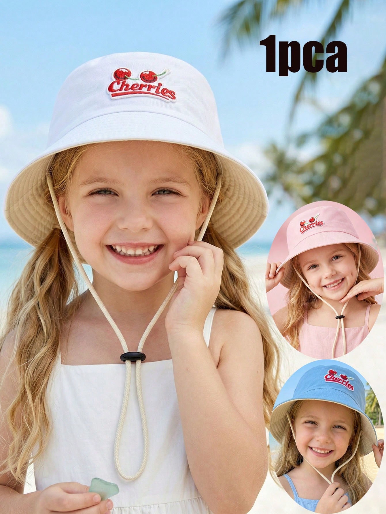 Kids Outdoor Hat - 1 cappello da pescatore rosso per