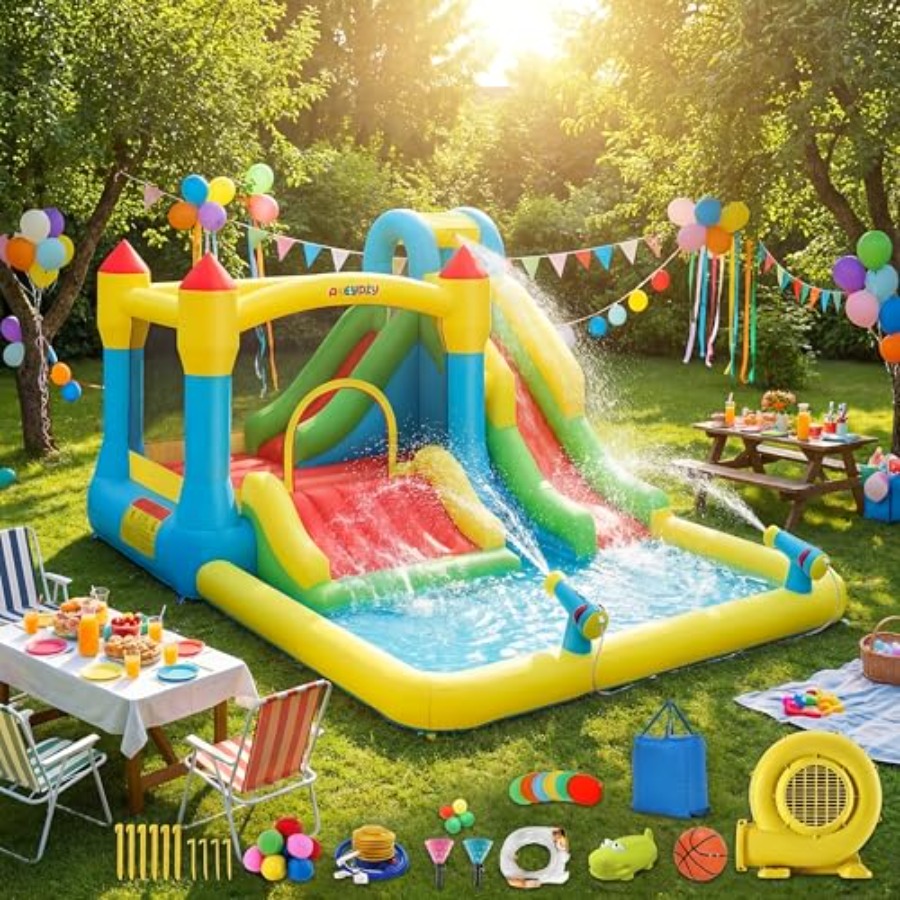 Castello gonfiabile acquatico  - Kids Outdoor Inflatable Water Slide recensione e prezzo