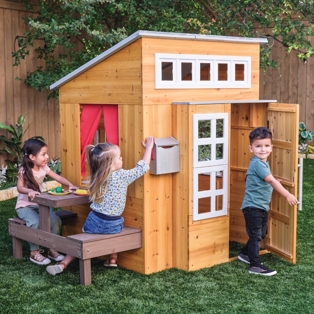 Casetta da gioco moderna in le - Kids Outdoor Picnic Table recensione e prezzo
