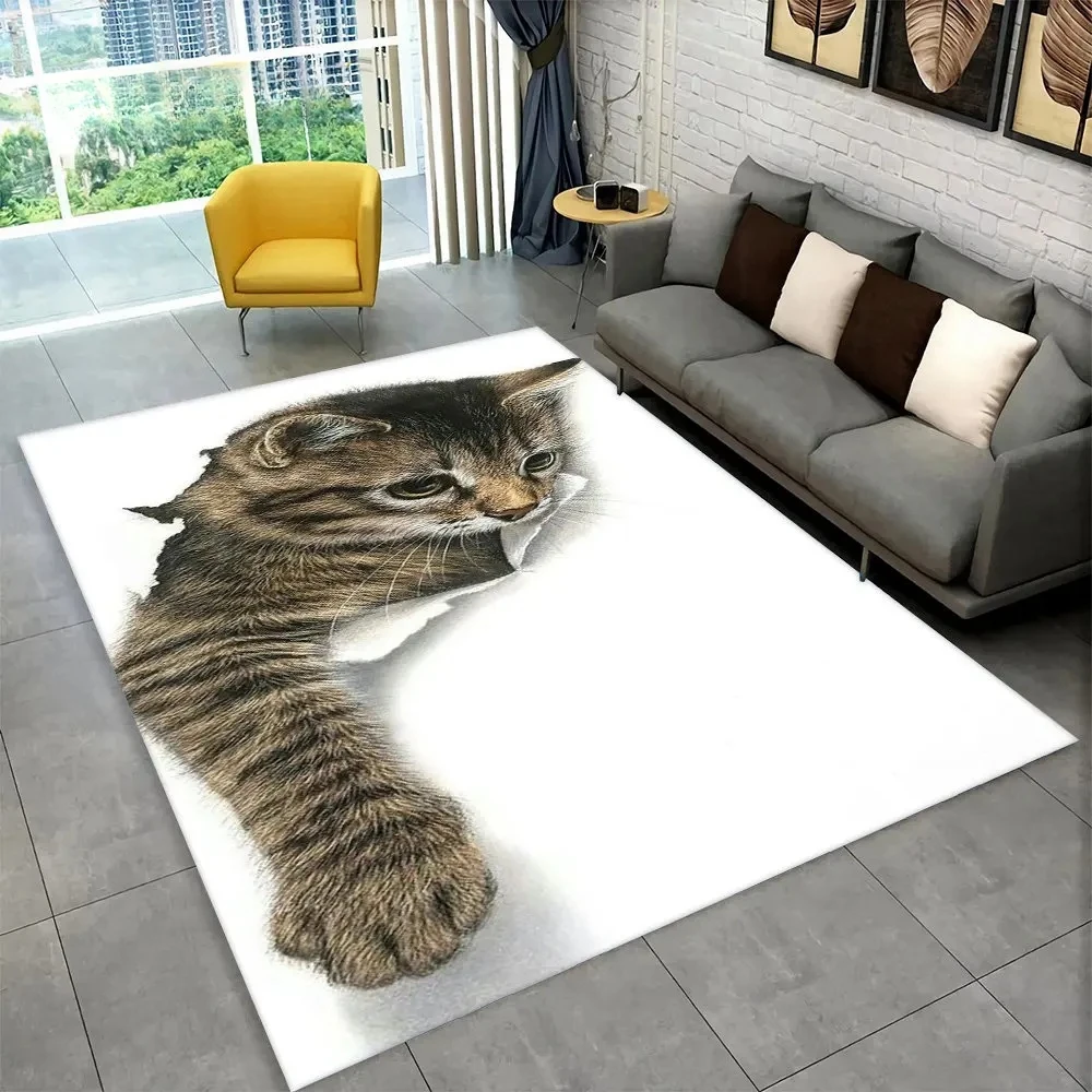 Tappeto 3D con Gatto Cartoones - Kids Outdoor Kitchen Diy recensione e prezzo