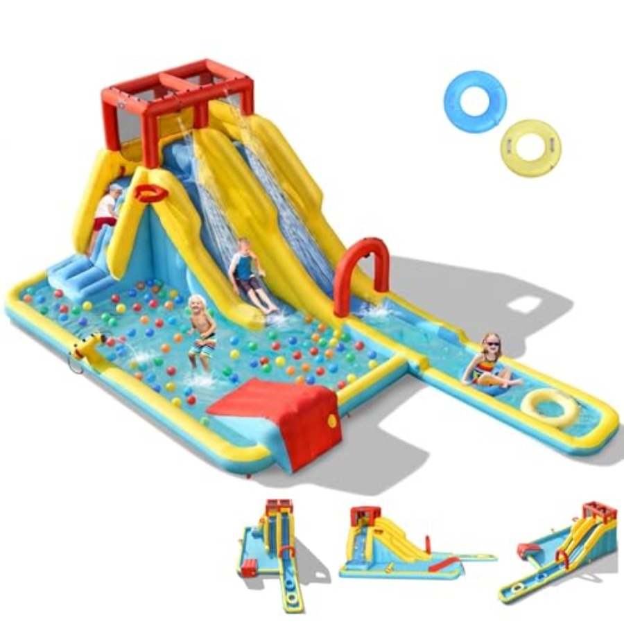Scivolo acquatico gonfiabile d - Kids Outdoor Inflatable Water Slide recensione e prezzo