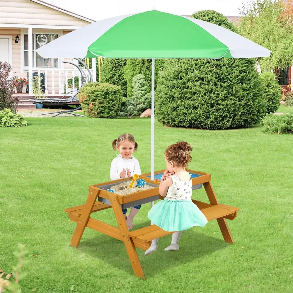 Tavolo da Picnic 3-in-1 Regola - Kids Outdoor Activity Table recensione e prezzo
