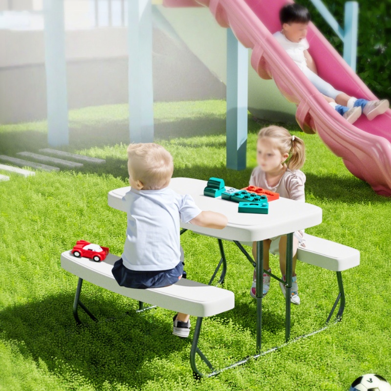 Set Tavolo e Panchina Pieghevo - Kids Outdoor Picnic Table recensione e prezzo