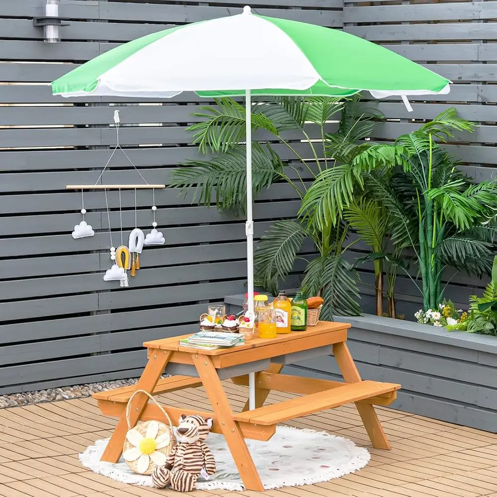 Tavolo da Picnic 4-in-1 in Leg - Kids Outdoor Picnic Table recensione e prezzo