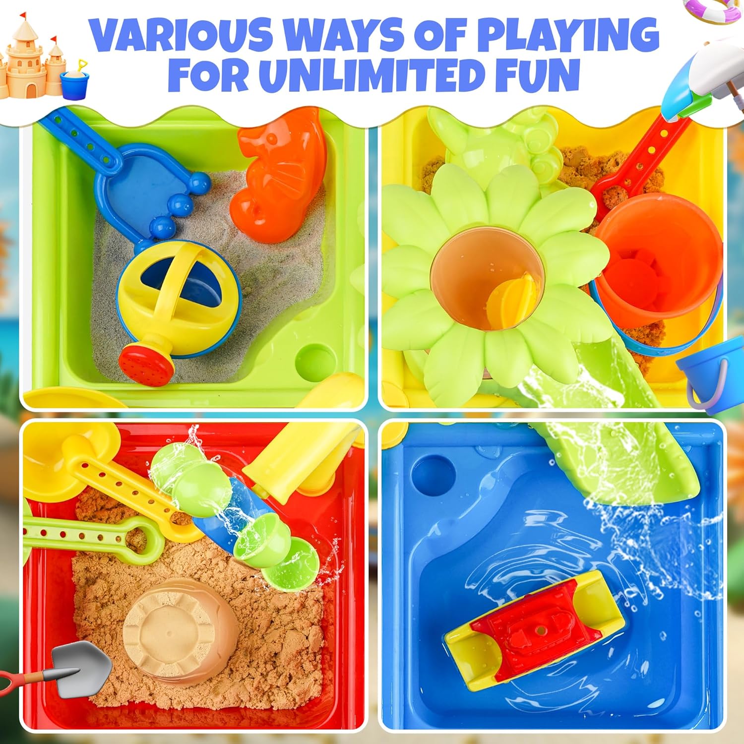25 pezzi tavolo da acqua estiv - Kids Outdoor Activity Toys recensione e prezzo
