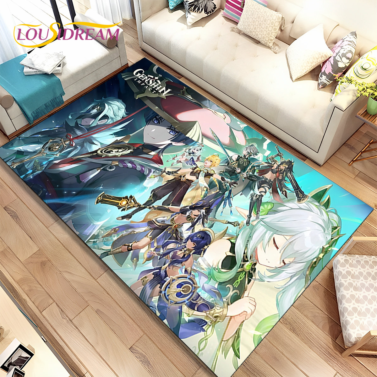 Genshin Impact Cartoon Game Ar - Kids Outdoor Mat recensione e prezzo