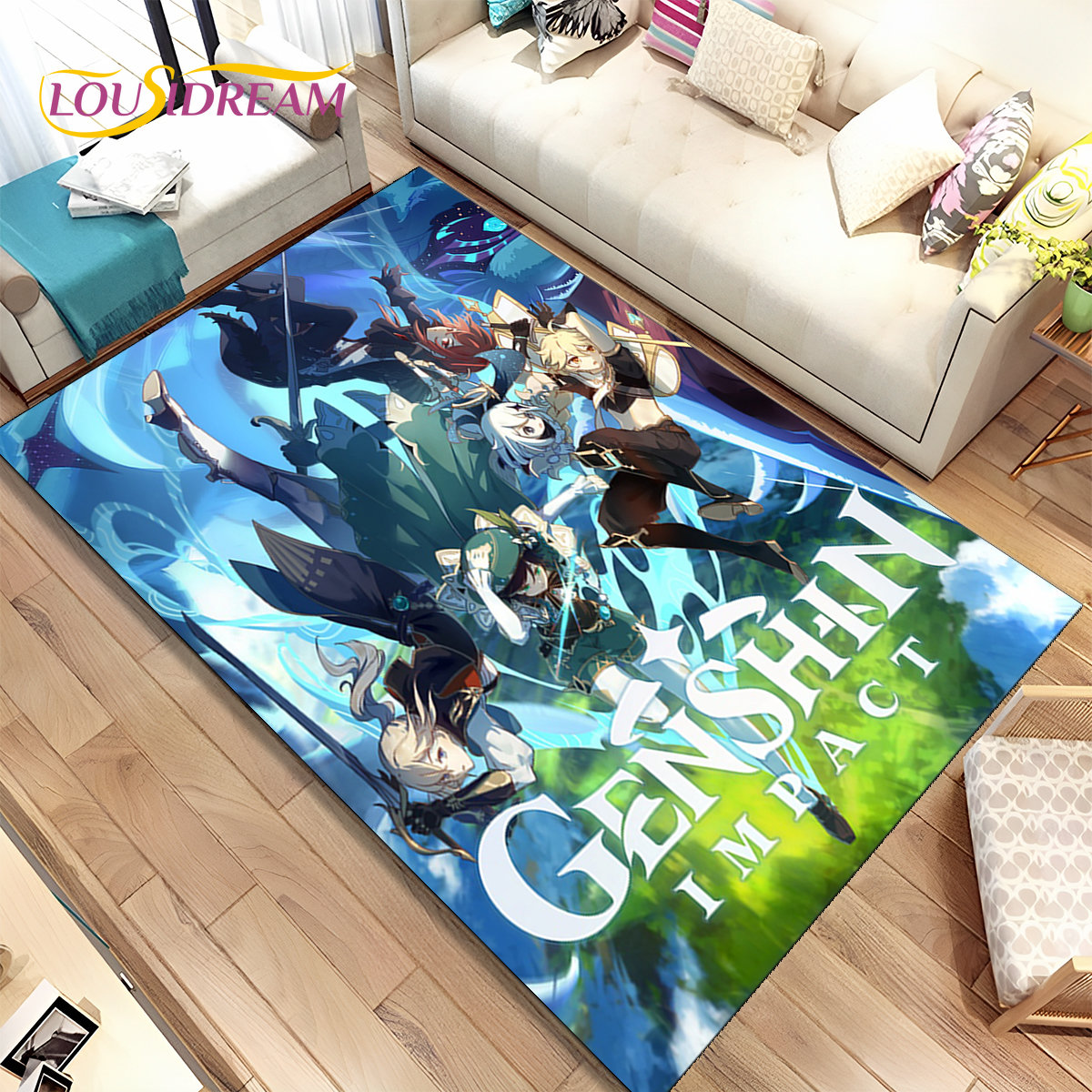 Genshin Impact Cartoon Game Ar - Kids Outdoor Mat recensione e prezzo