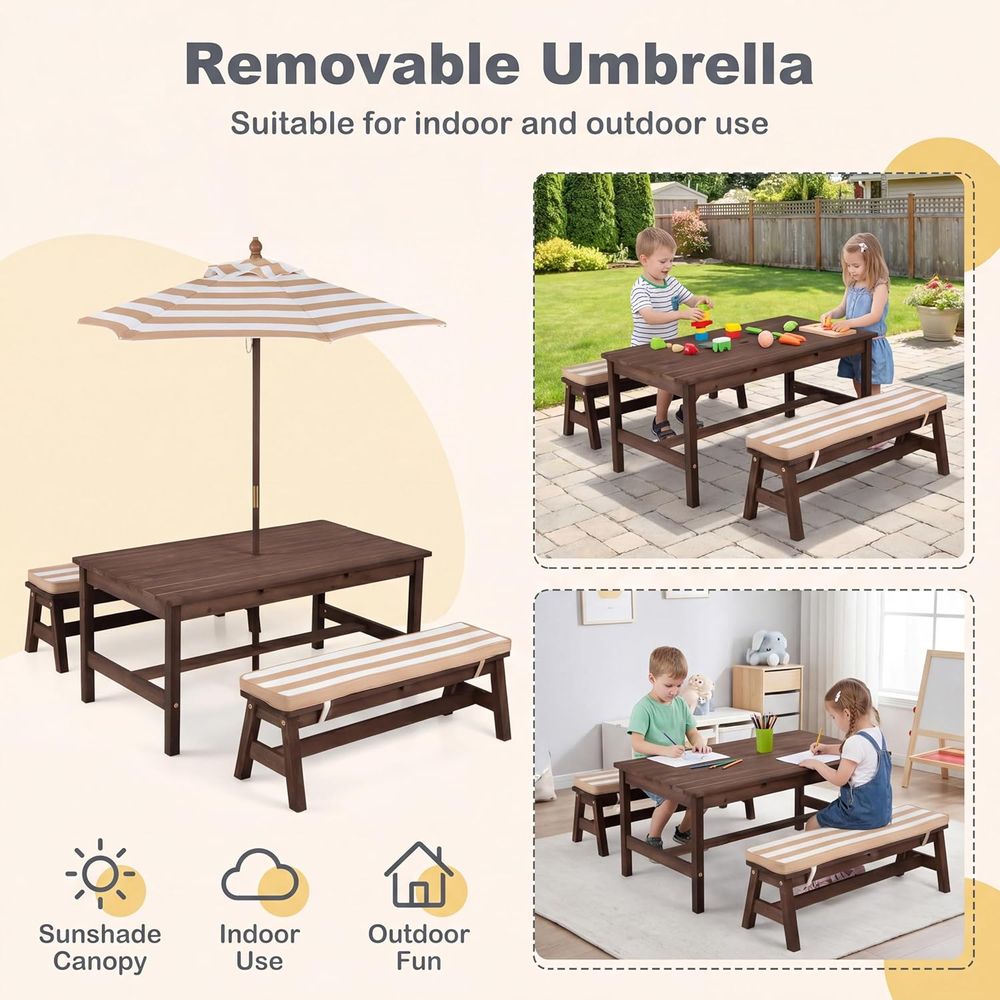 Tavolo da picnic per bambini,  - Kids Outdoor Picnic Table recensione e prezzo