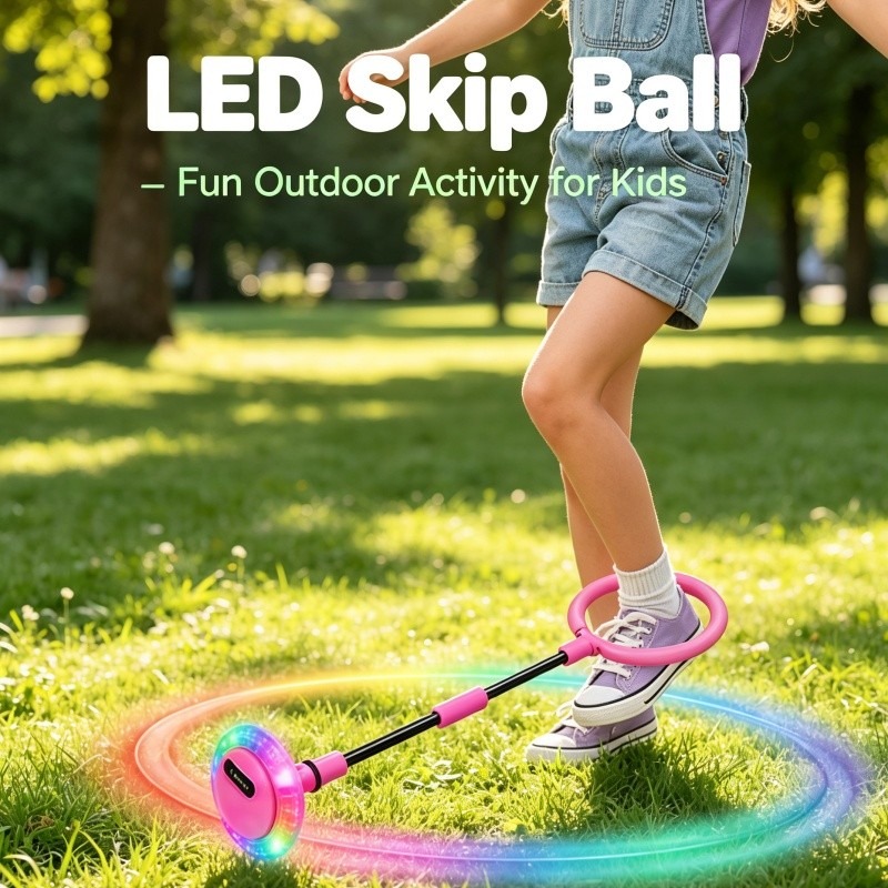 Palla da Salto a LED Lampeggia - Kids Outdoor Swing recensione e prezzo