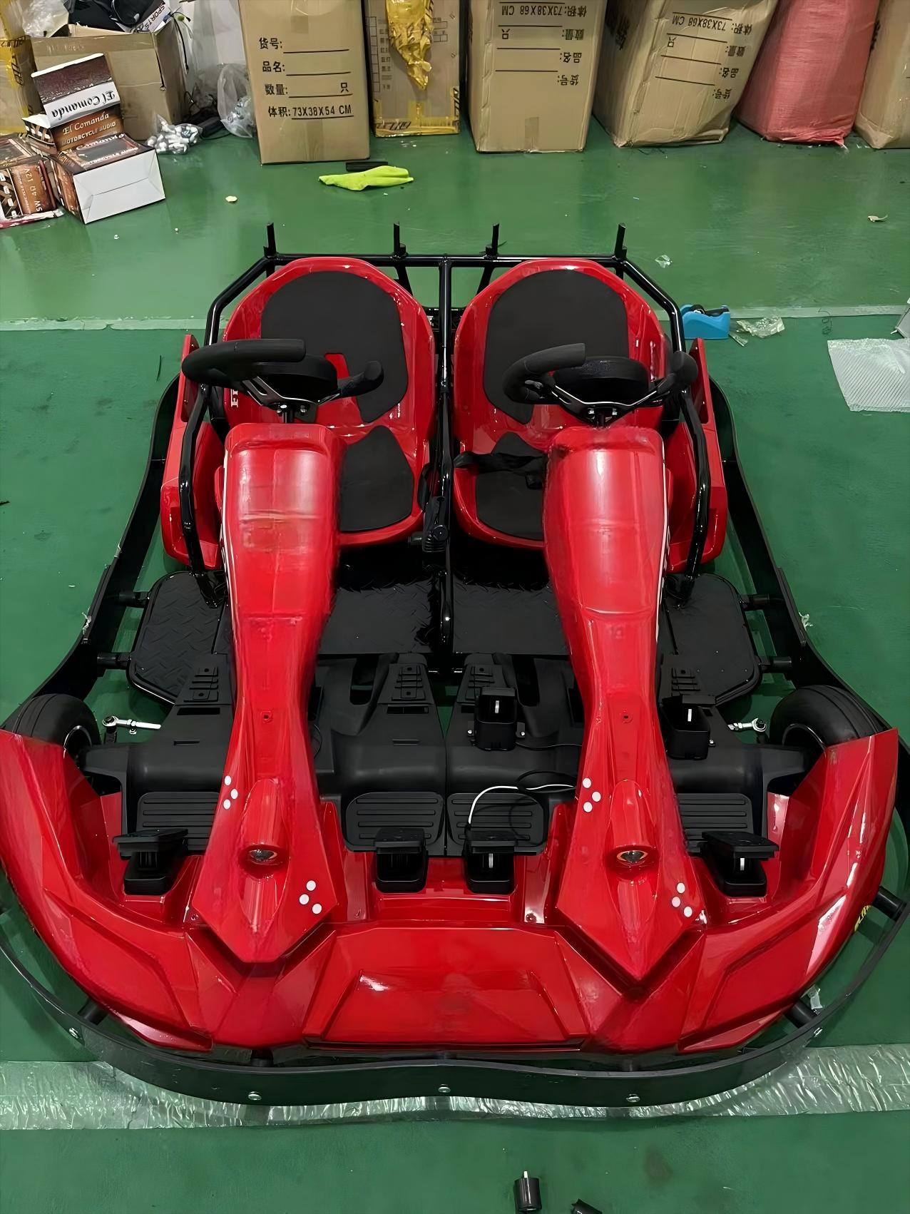 Kart da corsa Electc a doppia  - Kids Outdoor Karting recensione e prezzo