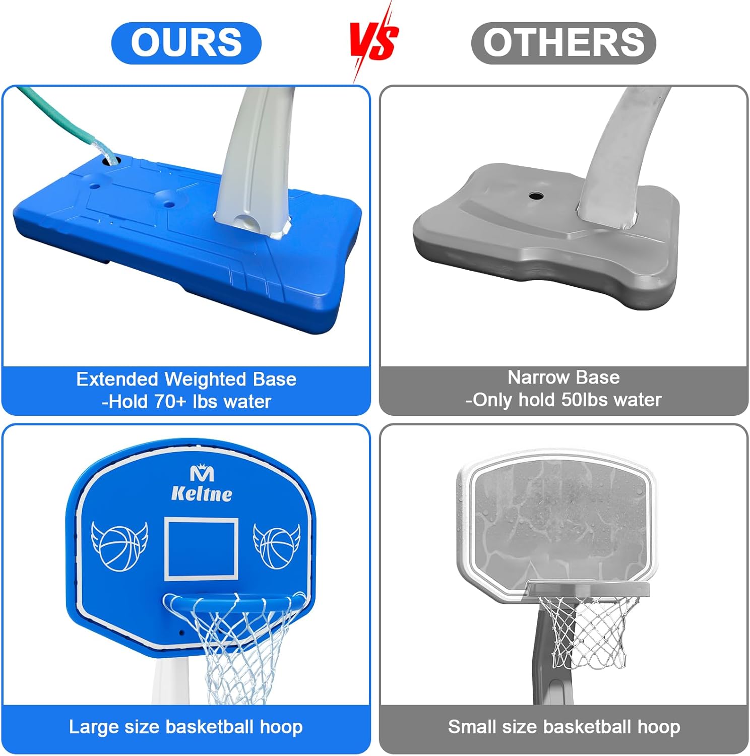 Canestro da basket per piscina - Kids Outdoor Fun recensione e prezzo