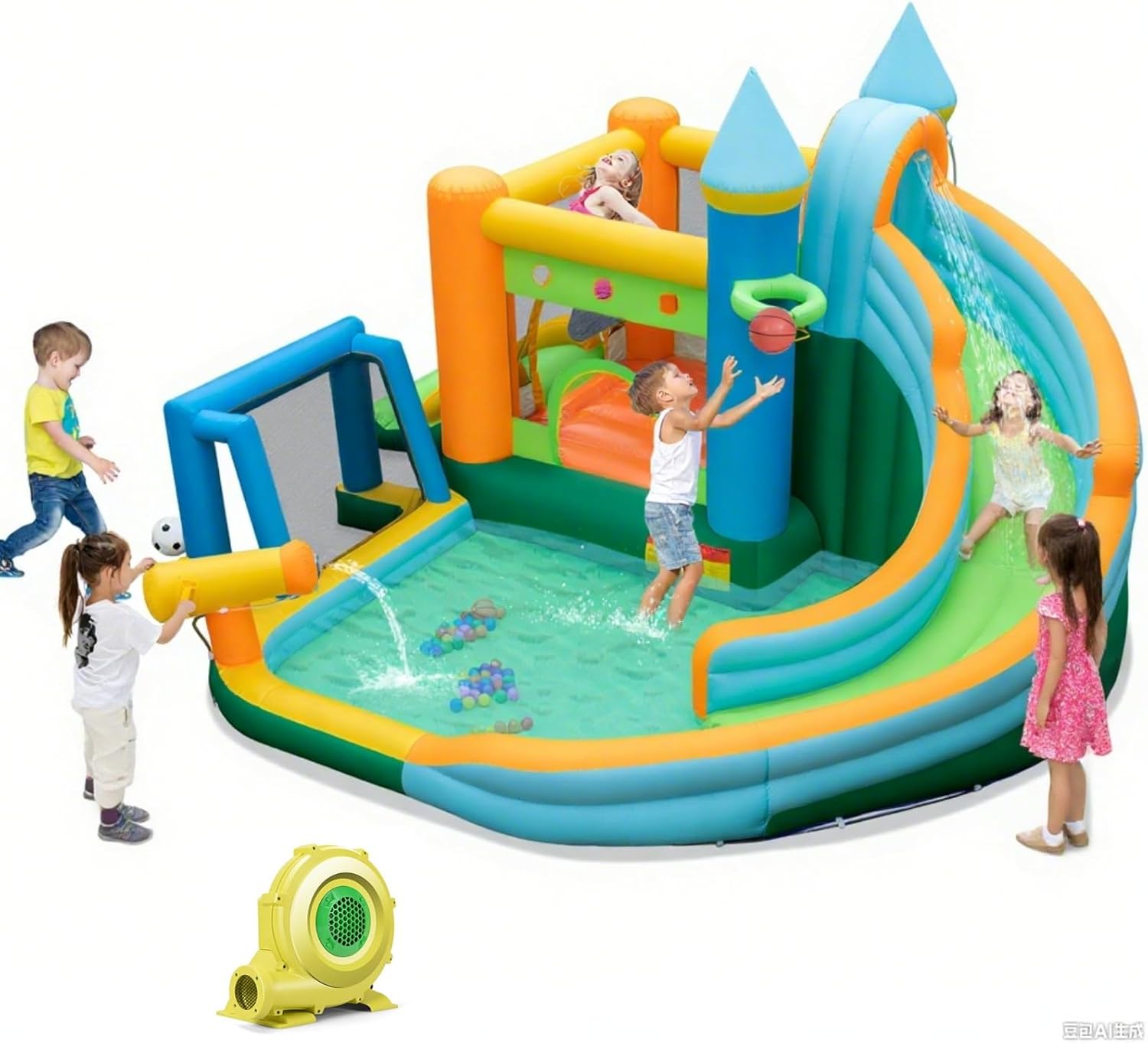 Scivolo Acquatico Gonfiabile 9 - Kids Outdoor Inflatable Water Slide recensione e prezzo