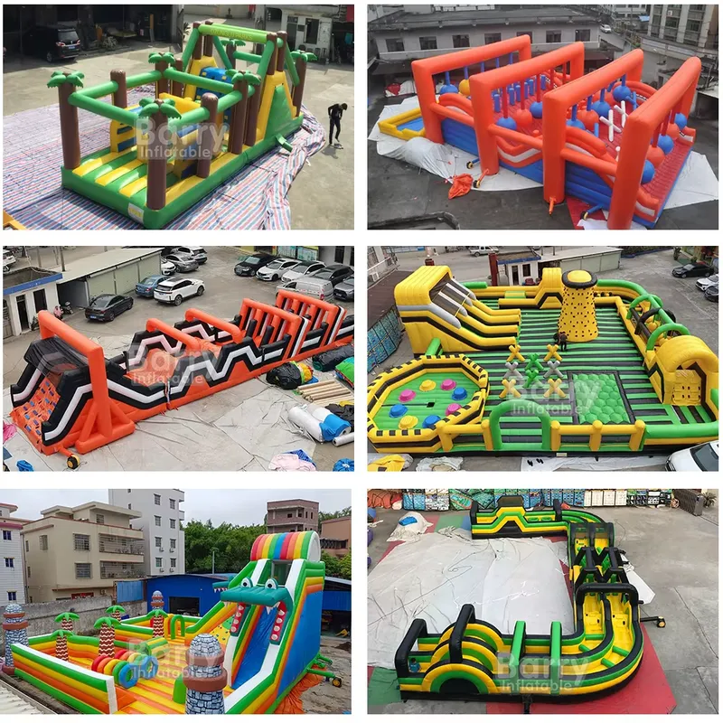 Percorso a Ostacoli Gonfiabile - Kids Outdoor Obstacle Course Equipment recensione e prezzo