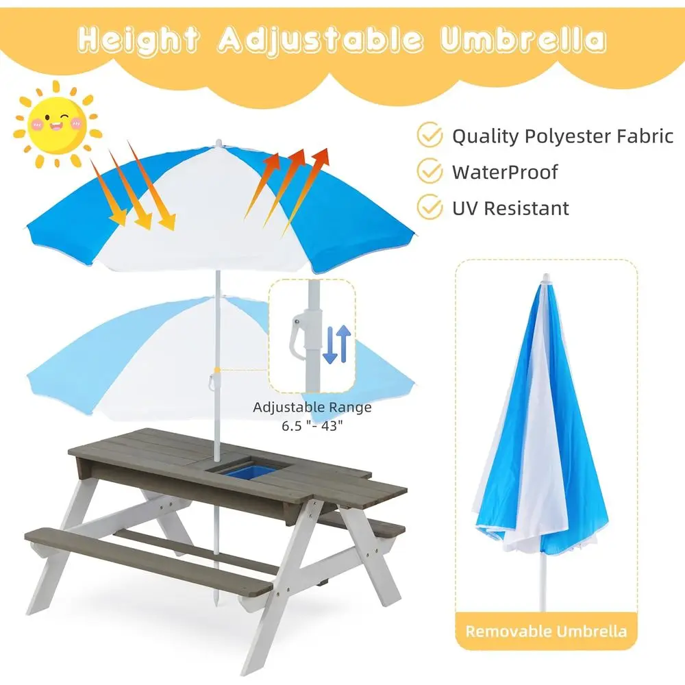 Tavolo da Picnic Convertibile  - Kids Outdoor Picnic Table recensione e prezzo