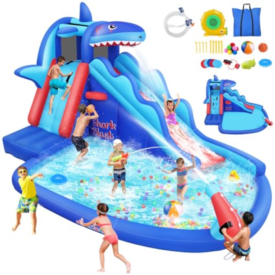Scivolo acquatico gonfiabile d - Kids Outdoor Inflatable Water Slide recensione e prezzo