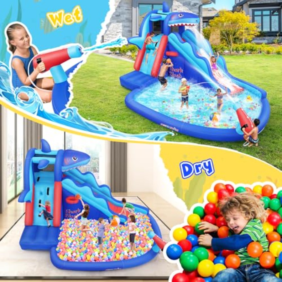 Scivolo acquatico gonfiabile d - Kids Outdoor Inflatable Water Slide recensione e prezzo