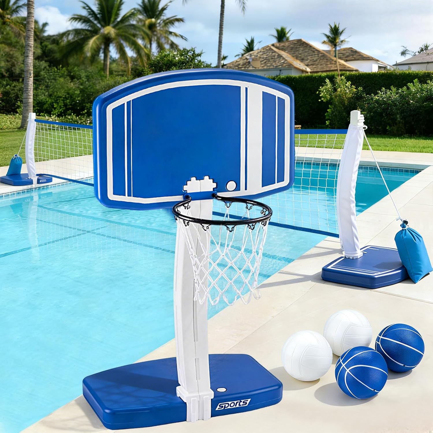 Canestro da basket e rete da p - Kids Outdoor Fun recensione e prezzo