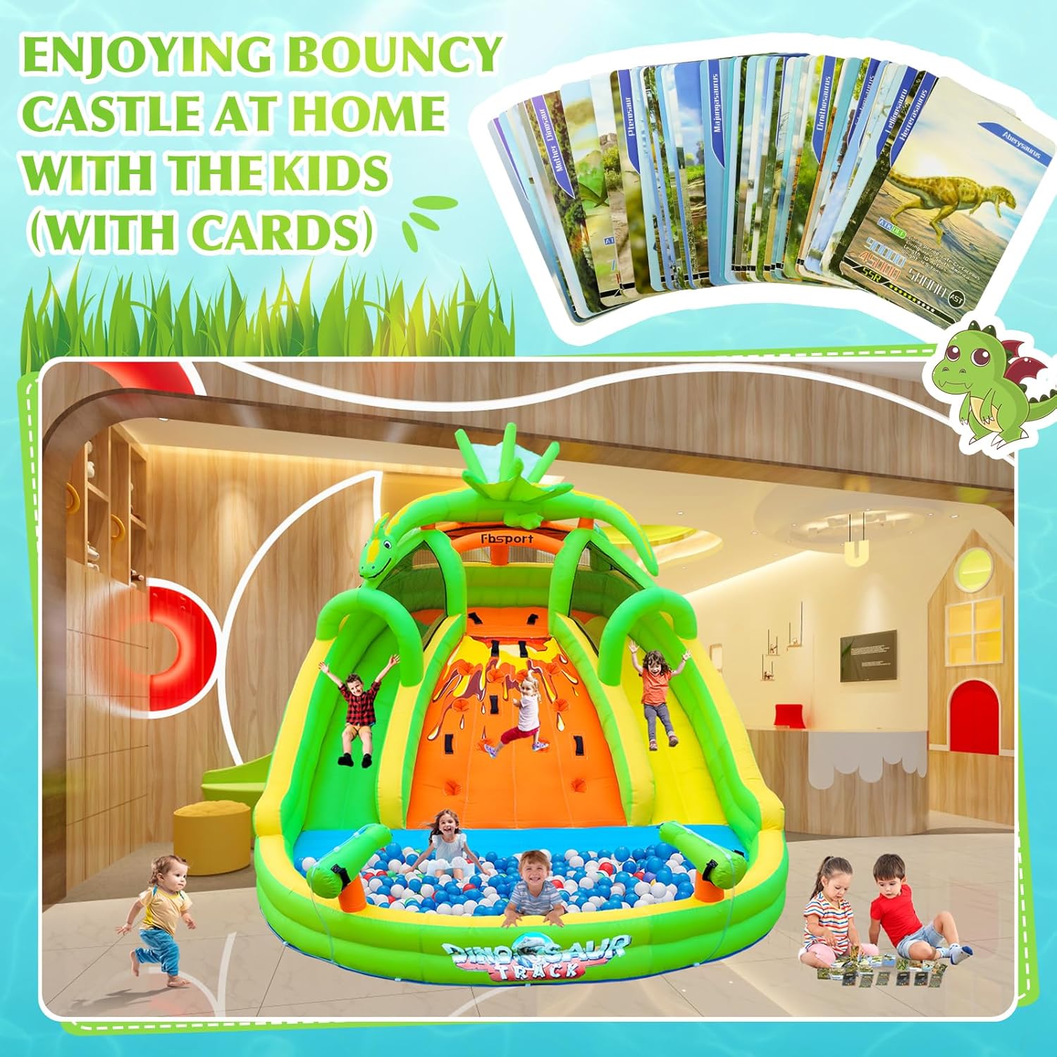Castello Gonfiabile per Bambin - Kids Outdoor Inflatable Water Slide recensione e prezzo
