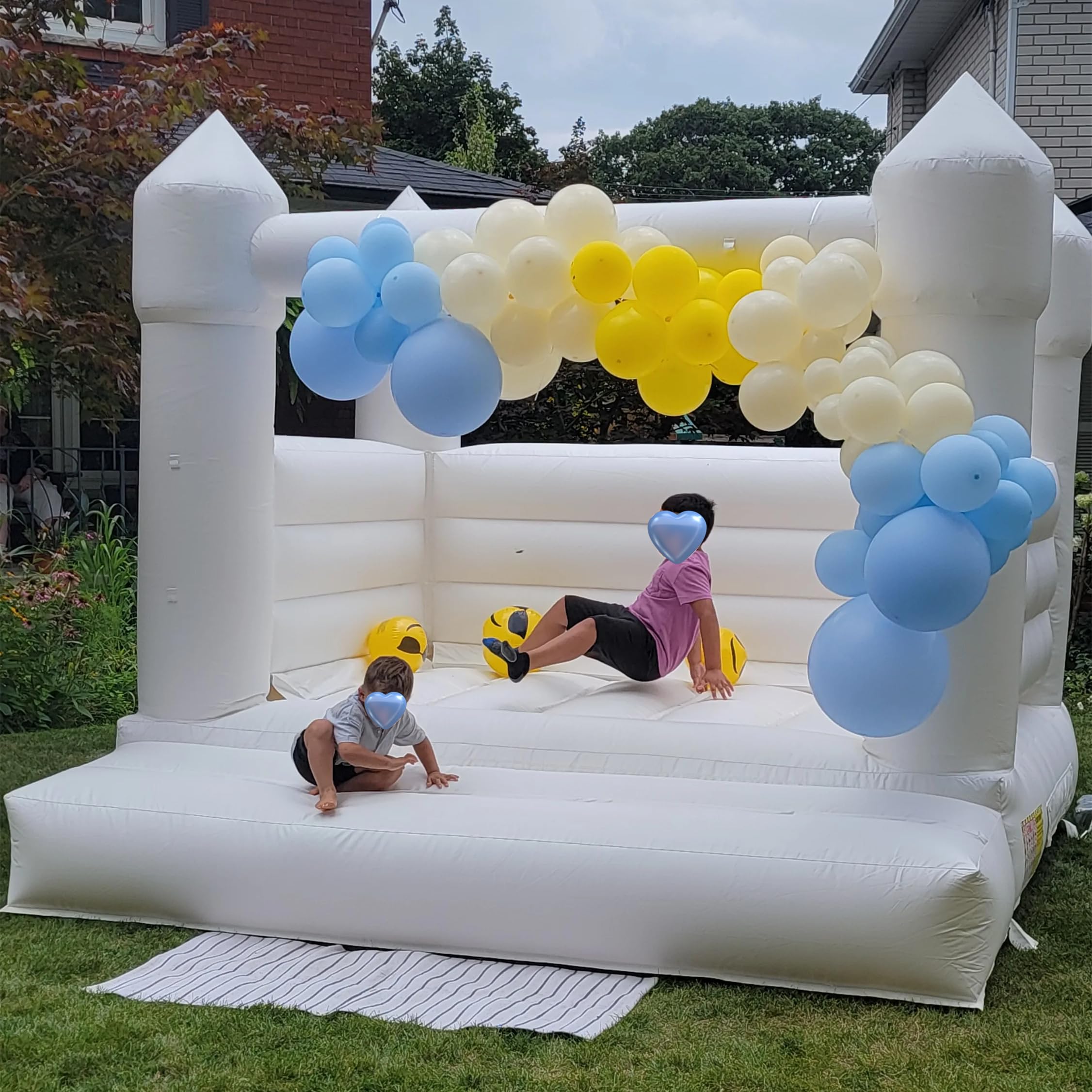 Castello Gonfiabile Bianco in  - Kids Outdoor Air Quality recensione e prezzo