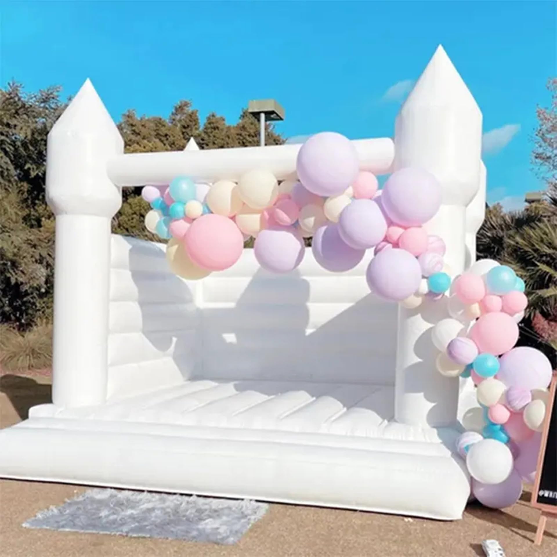 Castello Gonfiabile Bianco in  - Kids Outdoor Air Quality recensione e prezzo