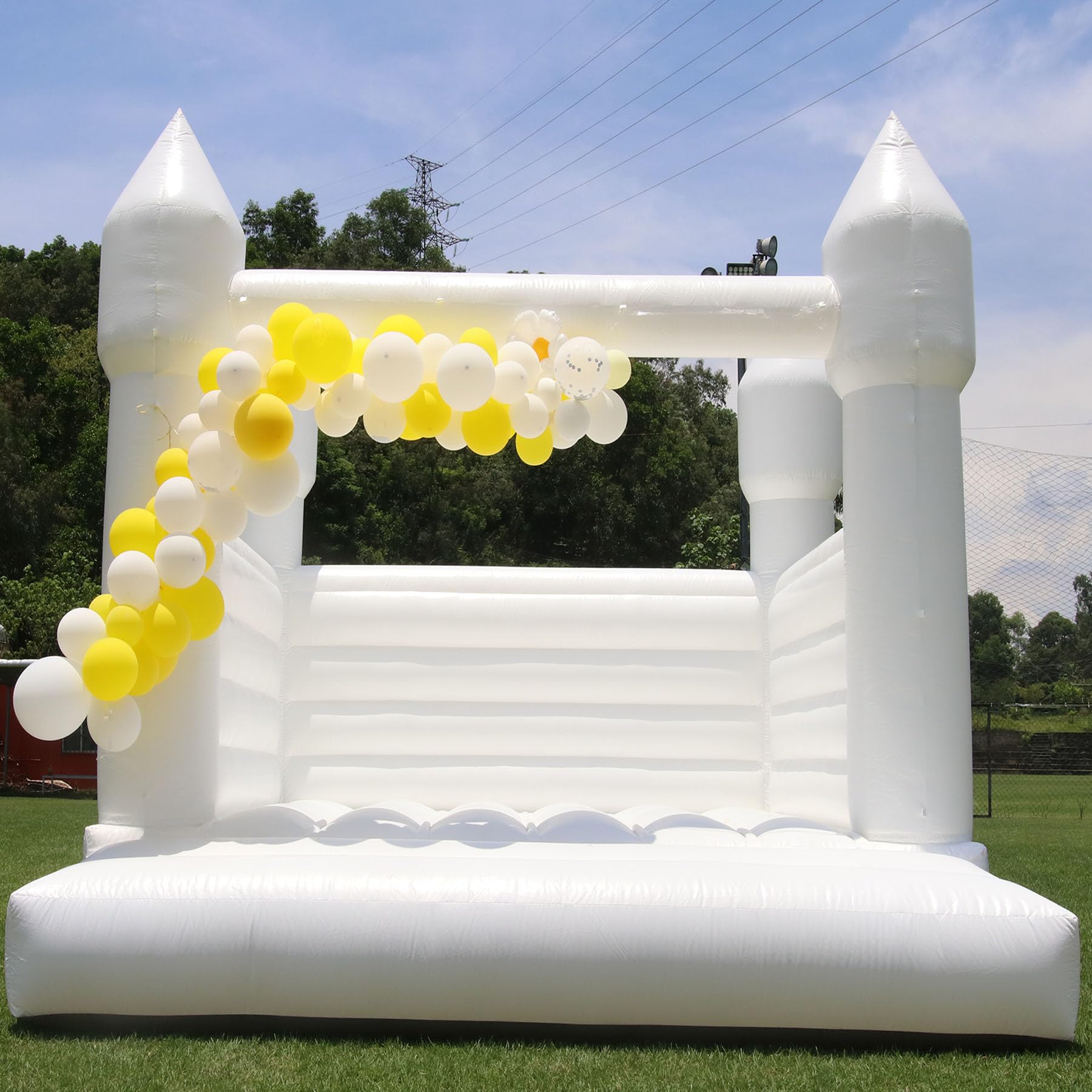 Castello Gonfiabile Bianco in  - Kids Outdoor Air Quality recensione e prezzo