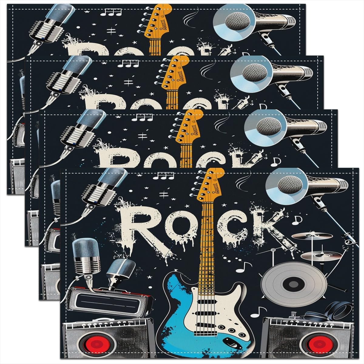 Tovagliette musicali rock Set  - Kids Outdoor Mat recensione e prezzo