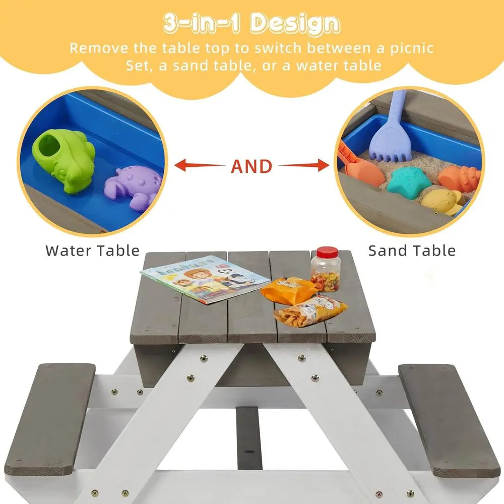 Tavolo da Picnic Convertibile  - Kids Outdoor Picnic Table recensione e prezzo
