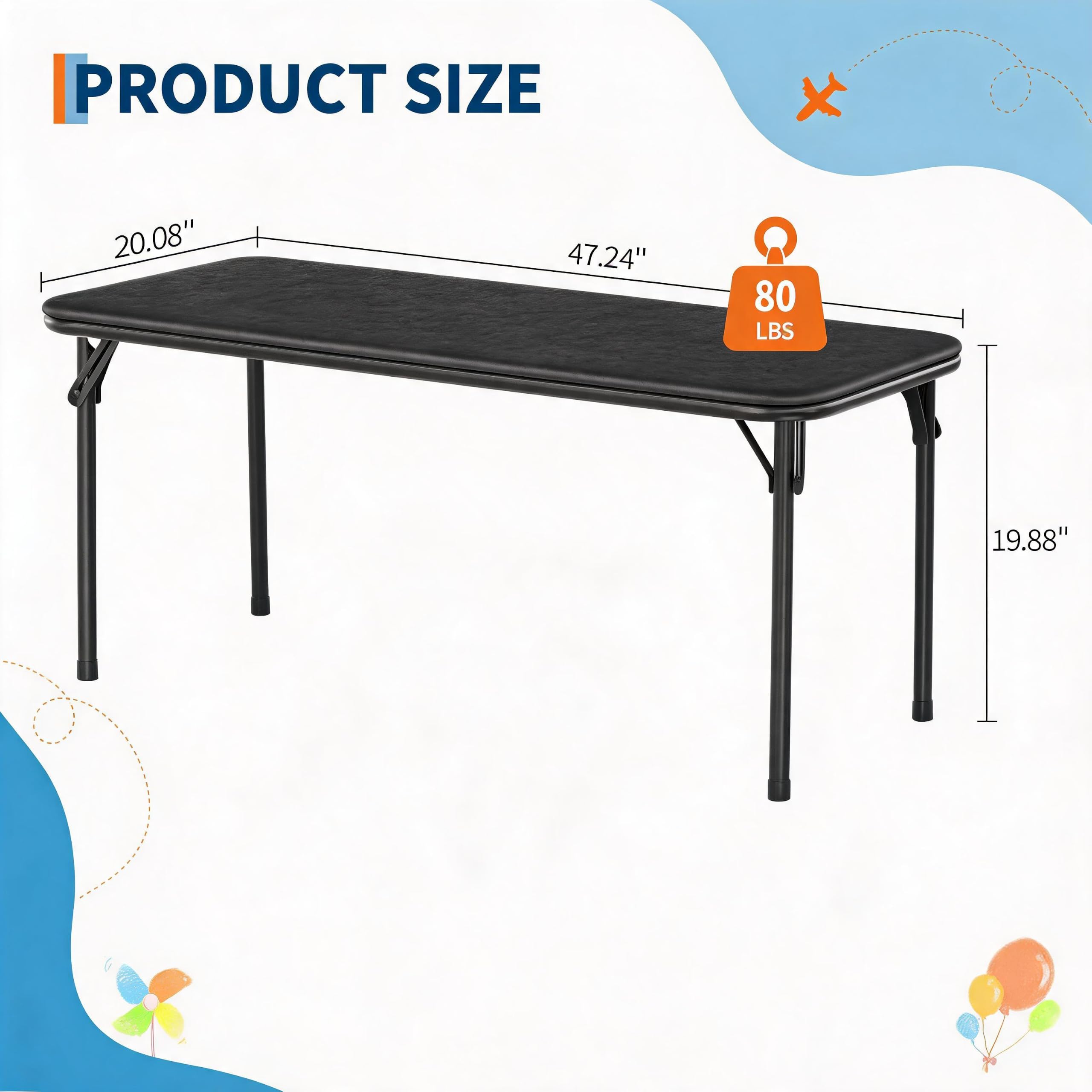 Tavolo Pieghevole Rettangolare - Kids Outdoor Activity Table recensione e prezzo