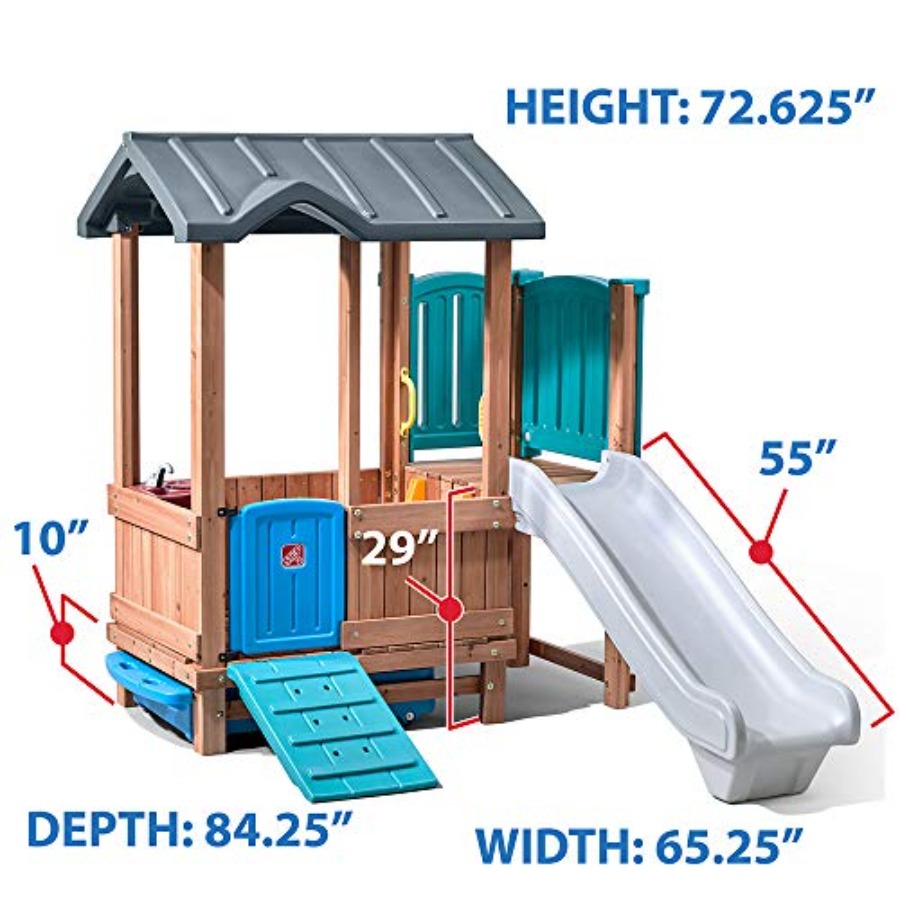 Casetta e scivolo Woodland Adv - Kids Outdoor Swing recensione e prezzo