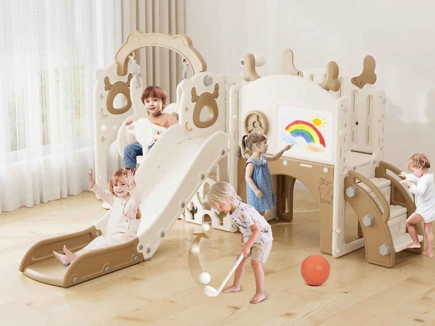Set Scivolo e Altalena 13-in-1 - Kids Outdoor Swing recensione e prezzo