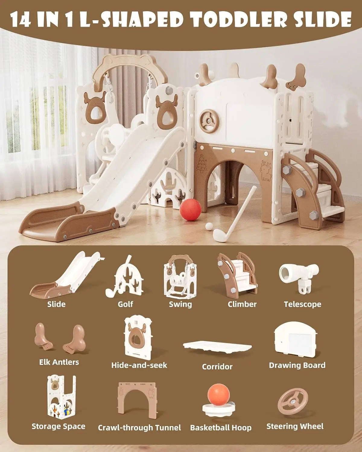 Set Scivolo e Altalena 13-in-1 - Kids Outdoor Swing recensione e prezzo
