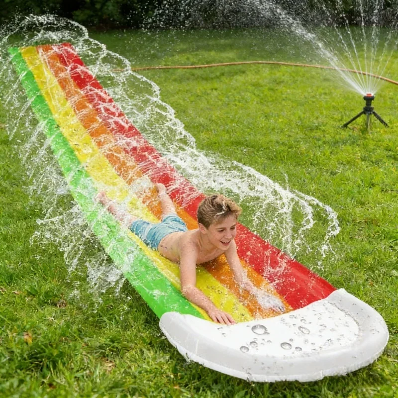 Giochi d'acqua gonfiabili esti - Kids Outdoor Inflatable Water Slide recensione e prezzo