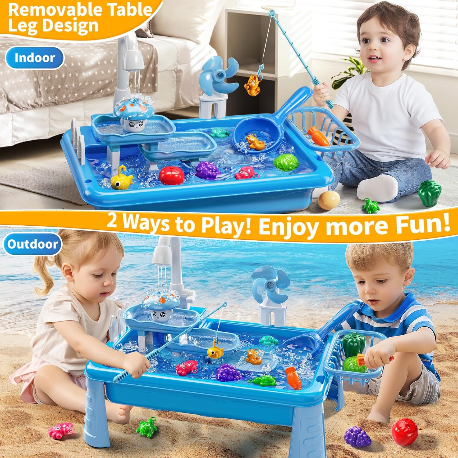 Tavolo da Gioco con Acqua per  - Kids Outdoor Activity Table recensione e prezzo